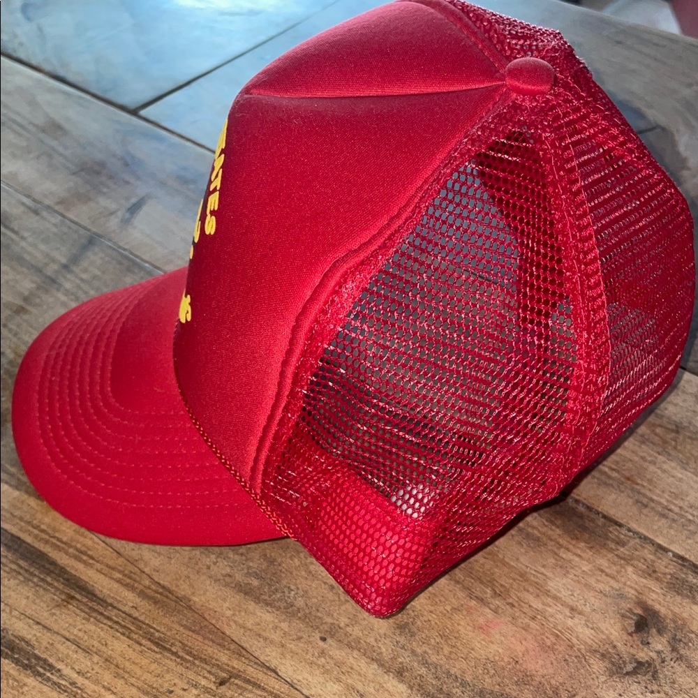 Vintage NISSIN trucker cap, US Mari e Corps Red hat, SnapBack - Picture 4 of 5